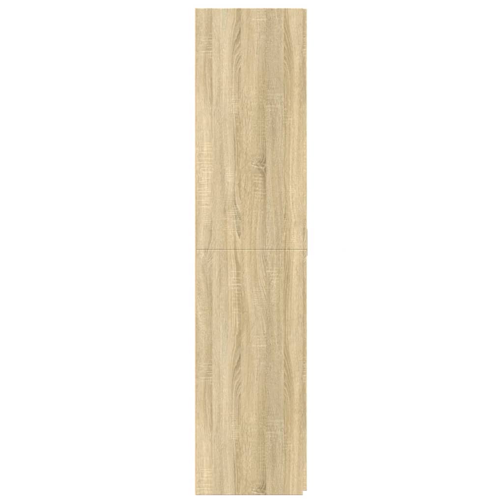 vidaXL Highboard Sonoma Oak 80x42.5x185 cm Engineered Wood