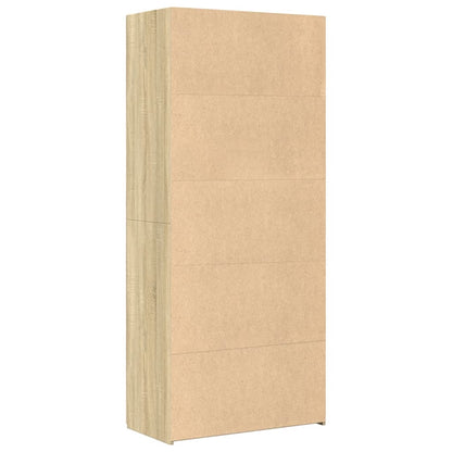 vidaXL Highboard Sonoma Oak 80x42.5x185 cm Engineered Wood