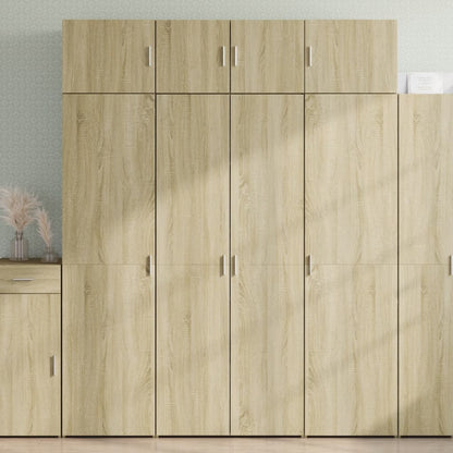 vidaXL Highboard Sonoma Oak 80x42.5x185 cm Engineered Wood