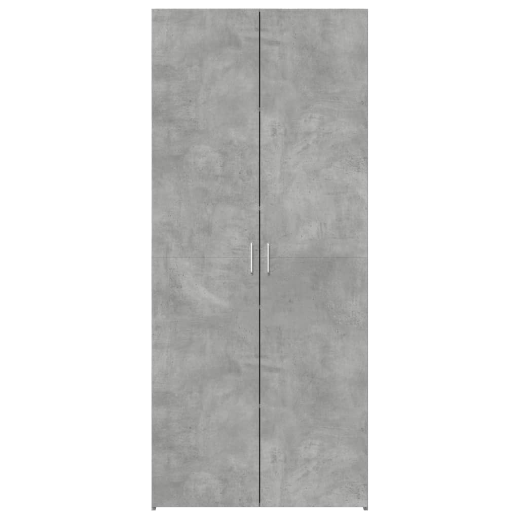 vidaXL Highboard Concrete Grey 80x42.5x185 cm Engineered Wood