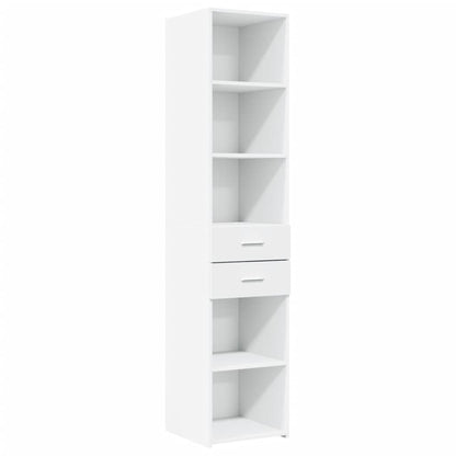 vidaXL Highboard White 40x42,5x185 cm Engineered Wood