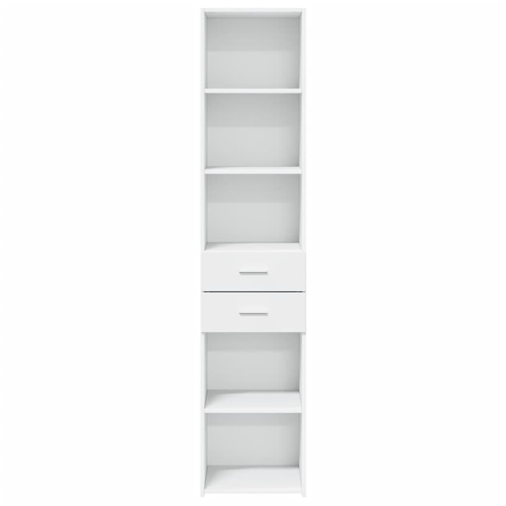vidaXL Highboard White 40x42,5x185 cm Engineered Wood