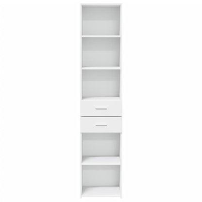 vidaXL Highboard White 40x42,5x185 cm Engineered Wood