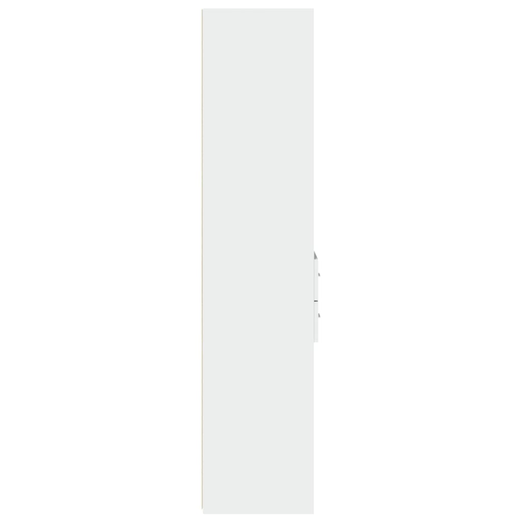 vidaXL Highboard White 40x42,5x185 cm Engineered Wood