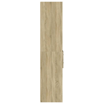 vidaXL Highboard Sonoma Oak 40x42,5x185 cm Engineered Wood