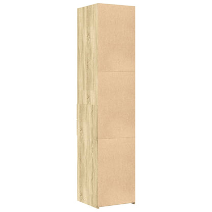 vidaXL Highboard Sonoma Oak 40x42.5x185 cm Engineered Wood