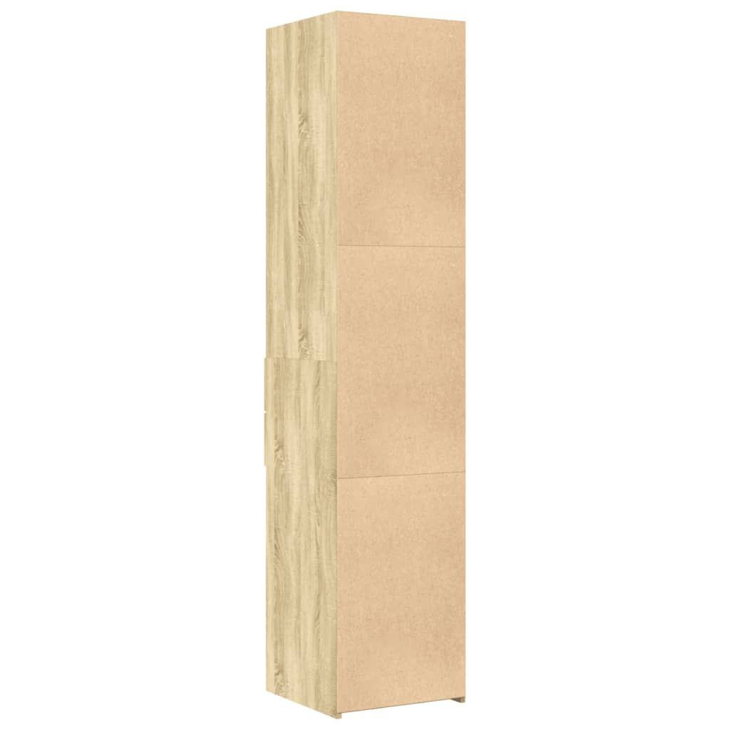 vidaXL Highboard Sonoma Oak 40x42,5x185 cm Engineered Wood