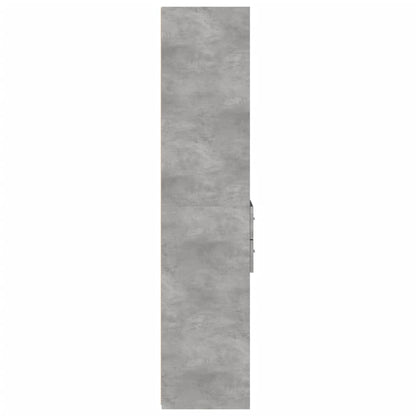 vidaXL Highboard Concrete Grey 40x42.5x185 cm Engineered Wood