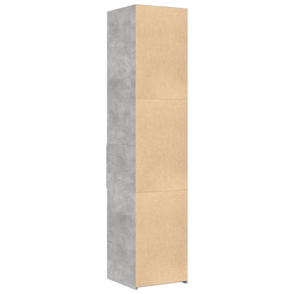 vidaXL Highboard Concrete Grey 40x42.5x185 cm Engineered Wood