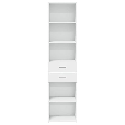 vidaXL Highboard White 45x42,5x185 cm Engineered Wood
