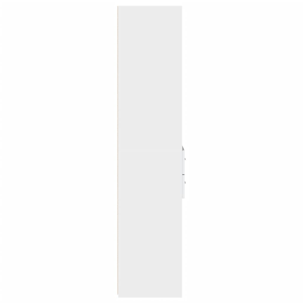vidaXL Highboard White 45x42.5x185 cm Engineered Wood