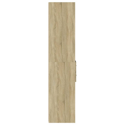 vidaXL Highboard Sonoma Oak 45x42.5x185 cm Engineered Wood