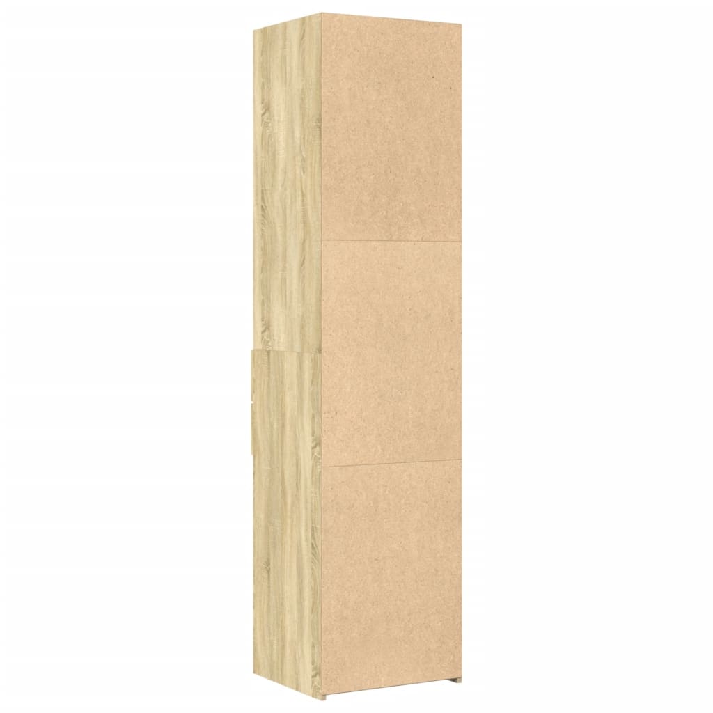 vidaXL Highboard Sonoma Oak 45x42.5x185 cm Engineered Wood