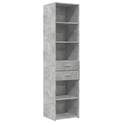 vidaXL Highboard Concrete Grey 45x42,5x185 cm Engineered Wood