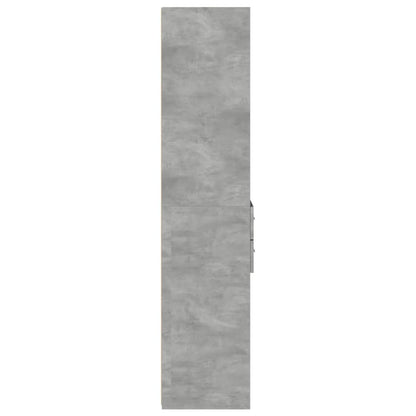 vidaXL Highboard Concrete Grey 45x42.5x185 cm Engineered Wood