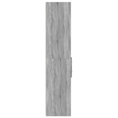 vidaXL Highboard Grey Sonoma 45x42.5x185 cm Engineered Wood