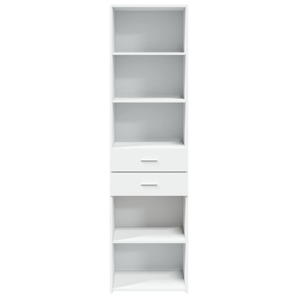 vidaXL Highboard White 50x42.5x185 cm Engineered Wood