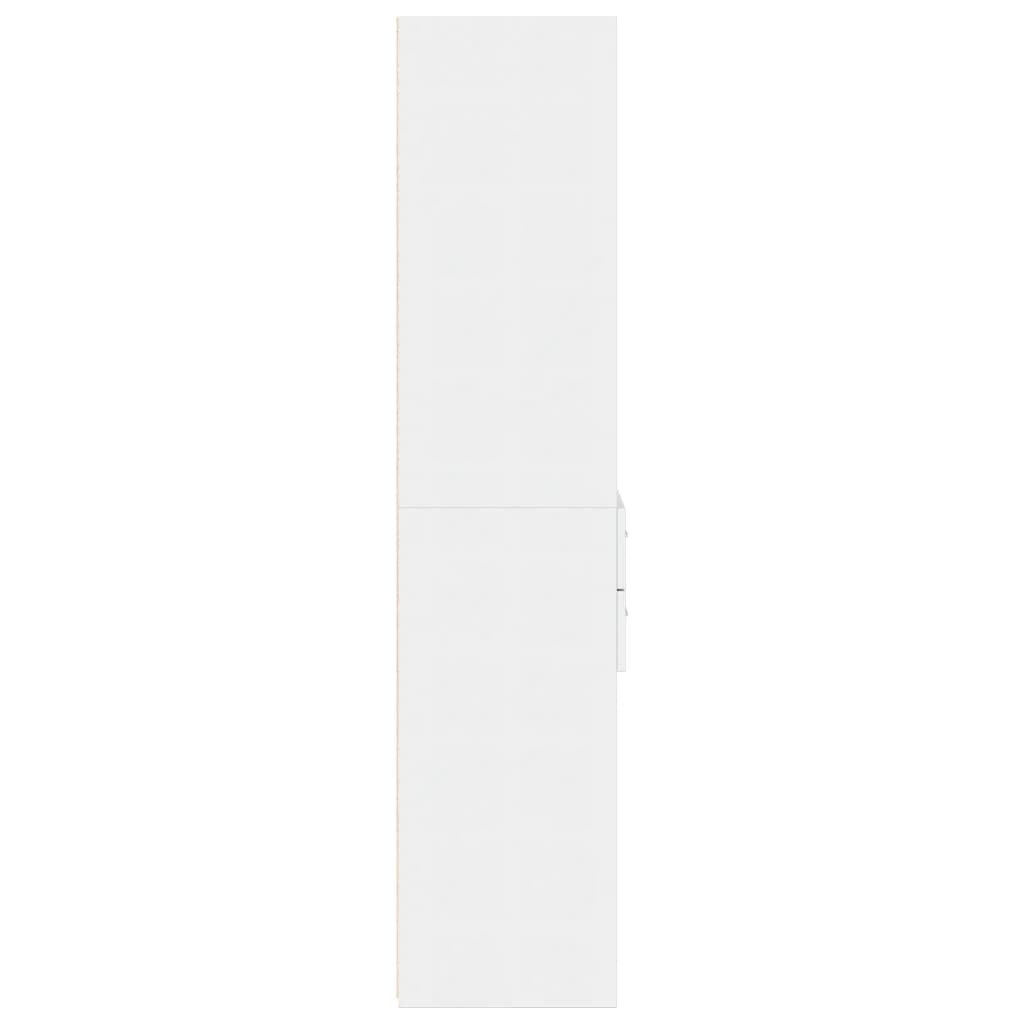 vidaXL Highboard White 50x42.5x185 cm Engineered Wood