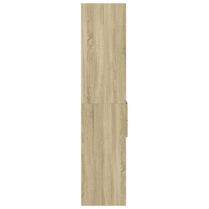 vidaXL Highboard Sonoma Oak 50x42.5x185 cm Engineered Wood