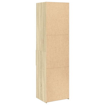 vidaXL Highboard Sonoma Oak 50x42.5x185 cm Engineered Wood