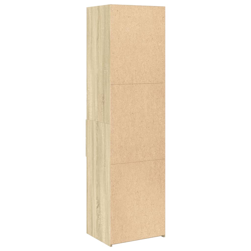 vidaXL Highboard Sonoma Oak 50x42,5x185 cm Engineered Wood