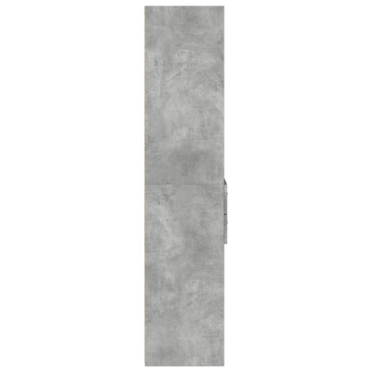 vidaXL Highboard Concrete Grey 50x42,5x185 cm Engineered Wood