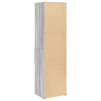 vidaXL Highboard Grey Sonoma 50x42.5x185 cm Engineered Wood
