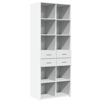 vidaXL Highboard White 70x42,5x185 cm Engineered Wood