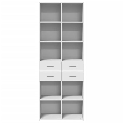 vidaXL Highboard White 70x42.5x185 cm Engineered Wood