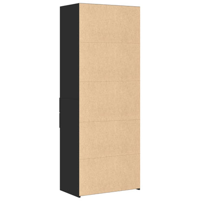 vidaXL Highboard | Black | Engineered Wood | Large | Highboard | Rectangular