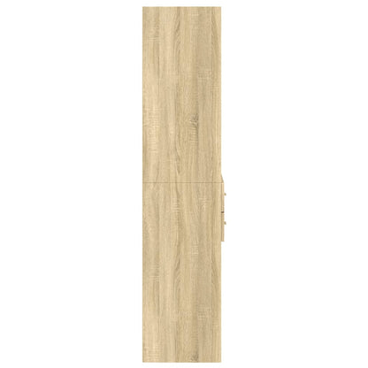 vidaXL Highboard Sonoma Oak 70x42.5x185 cm Engineered Wood