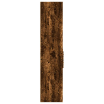 vidaXL Highboard Smoked Oak 70x42.5x185 cm Engineered Wood