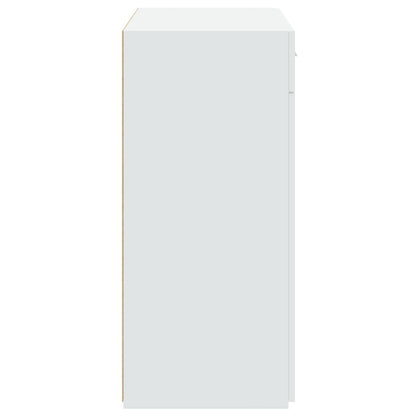vidaXL Sideboard White 80x42.5x93 cm Engineered Wood