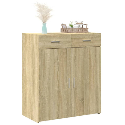 vidaXL Sideboard Sonoma Oak 80x42.5x93 cm Engineered Wood