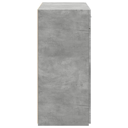 vidaXL Sideboard Concrete Grey 80x42.5x93 cm Engineered Wood