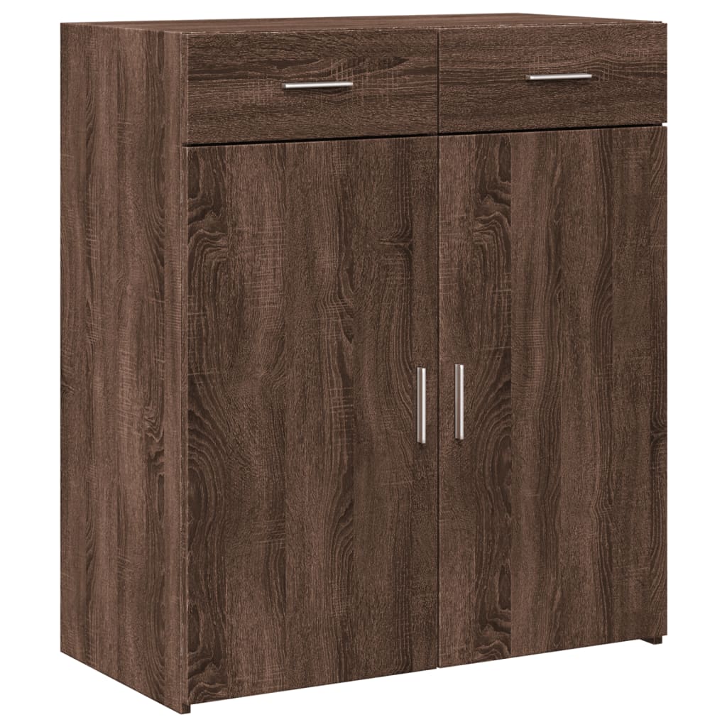 vidaXL Sideboard Brown Oak 80x42.5x93 cm Engineered Wood