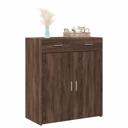 vidaXL Sideboard Brown Oak 80x42.5x93 cm Engineered Wood