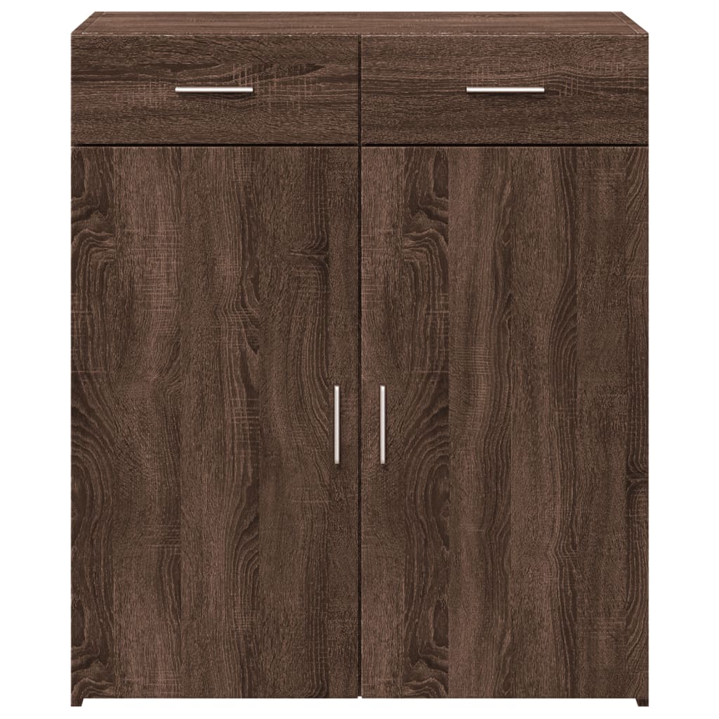 vidaXL Sideboard Brown Oak 80x42.5x93 cm Engineered Wood