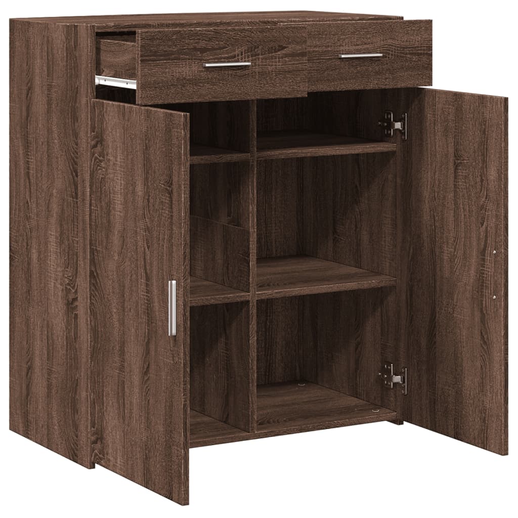 vidaXL Sideboard Brown Oak 80x42.5x93 cm Engineered Wood