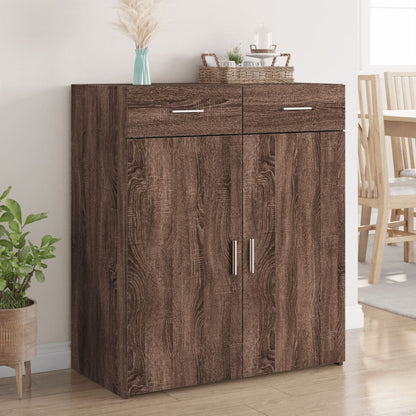 vidaXL Sideboard Brown Oak 80x42.5x93 cm Engineered Wood