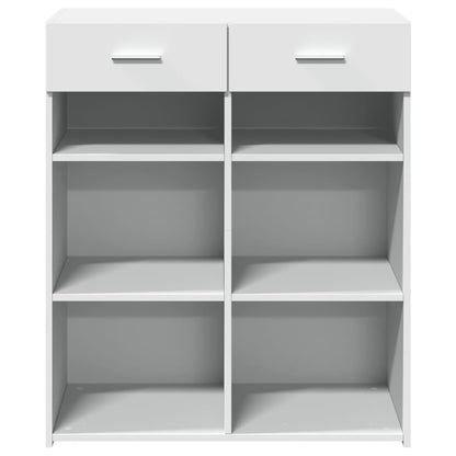 vidaXL Sideboard White 80x42,5x93 cm Engineered Wood