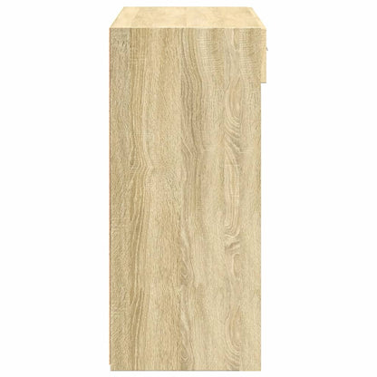 vidaXL Sideboard Sonoma Oak 80x42.5x93 cm Engineered Wood