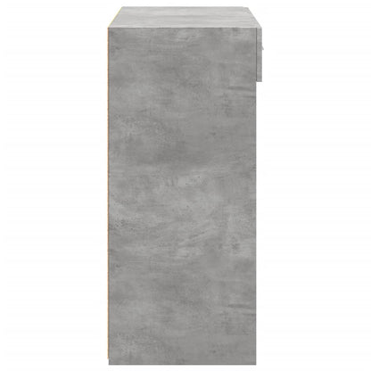 vidaXL Sideboard Concrete Grey 80x42,5x93 cm Engineered Wood