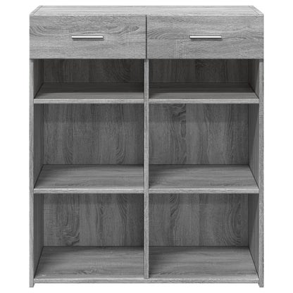 vidaXL Sideboard Grey Sonoma 80x42,5x93 cm Engineered Wood