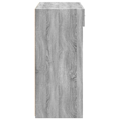 vidaXL Sideboard Grey Sonoma 80x42.5x93 cm Engineered Wood