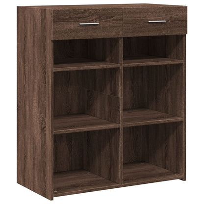 vidaXL Sideboard Brown Oak 80x42.5x93 cm Engineered Wood
