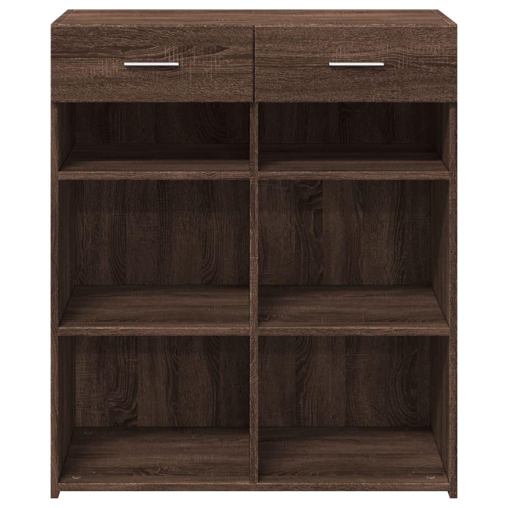 vidaXL Sideboard Brown Oak 80x42.5x93 cm Engineered Wood