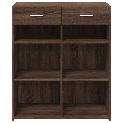 vidaXL Sideboard Brown Oak 80x42.5x93 cm Engineered Wood