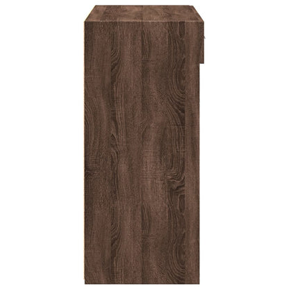 vidaXL Sideboard Brown Oak 80x42.5x93 cm Engineered Wood