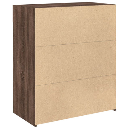 vidaXL Sideboard Brown Oak 80x42.5x93 cm Engineered Wood